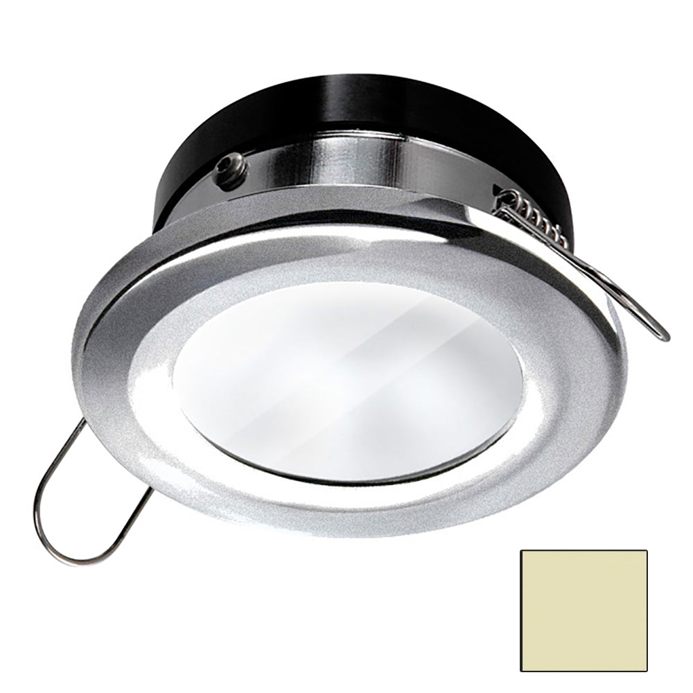 Tri-Water Marine | i2Systems Apeiron A1110Z Spring Mount Light - Round - Warm White - Brushed Nickel Finish [A1110Z-41CAB]