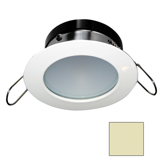 Tri-Water Marine | i2Systems Apeiron A1110Z - 4.5W Spring Mount Light - Round - Warm White - White Finish [A1110Z-31CAB]