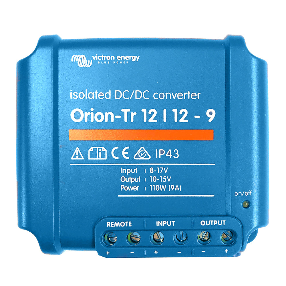 Tri-Water Marine | Victron Orion-TR DC-DC Converter - 12 VDC to 12 VDC - 9AMP Isolated [ORI121210110R]