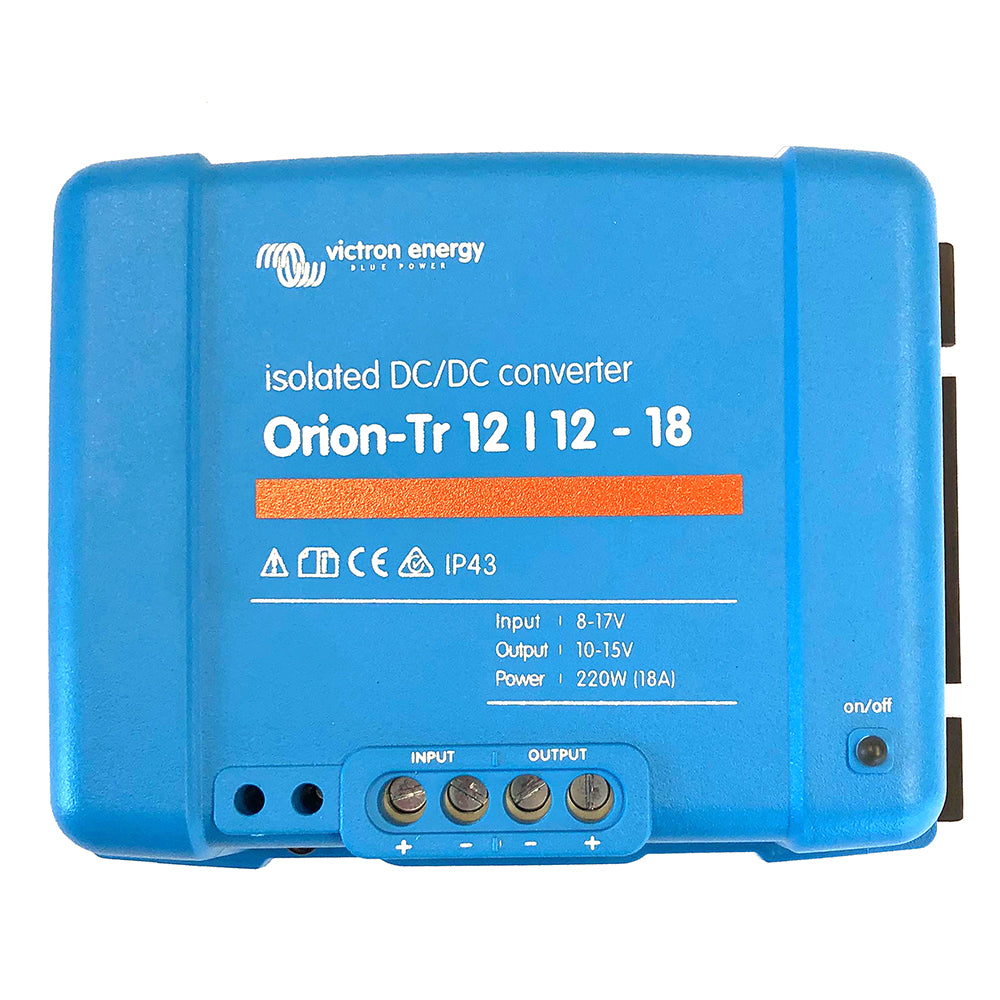 Tri-Water Marine | Victron Orion-TR DC-DC Converter - 12 VDC to 12 VDC - 18AMP Isolated [ORI121222110]