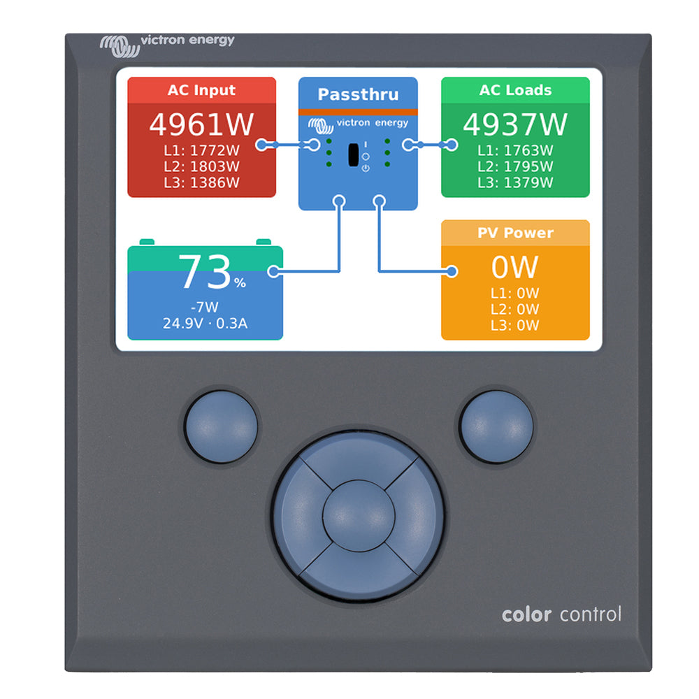 Tri-Water Marine | Victron Color Control GX Monitor - Button Control [BPP010300100R]