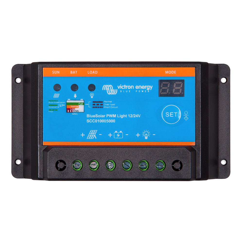 Tri-Water Marine | Victron BlueSolar PWM-Light Charge Controller - 12/24V - 20AMP [SCC010020020]