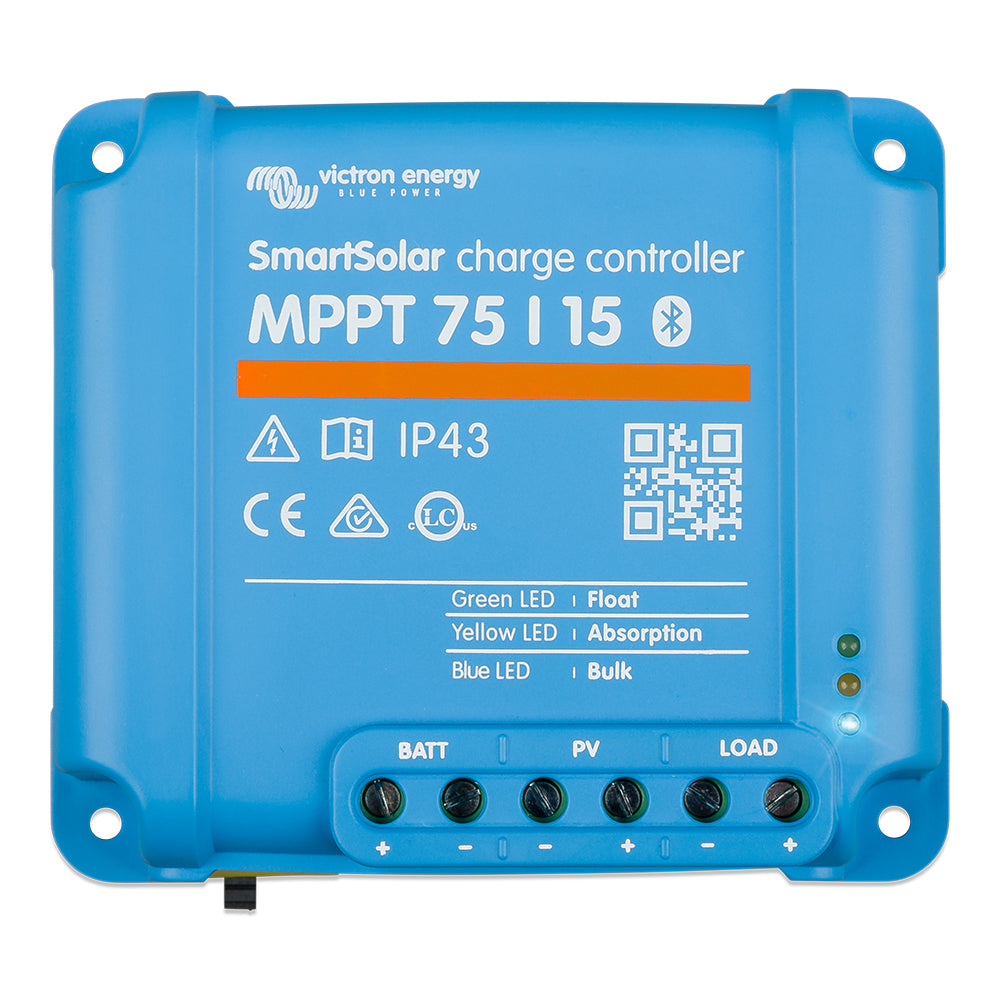 Tri-Water Marine | Victron SmartSolar MPPT Solar Charge Controller - 75V - 15Amp - UL Approved [SCC075015060R]