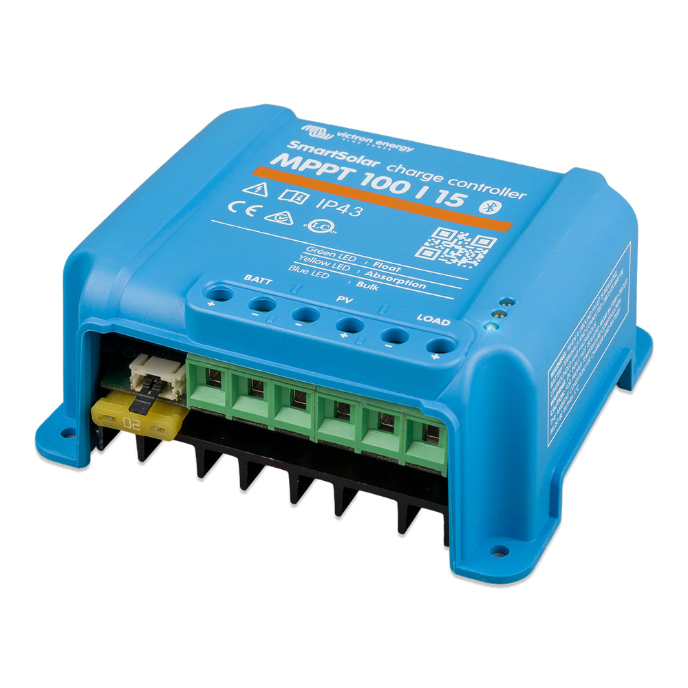 Tri-Water Marine | Victron SmartSolar MPPT Charge Controller - 100V - 15AMP - UL Approved [SCC110015060R]