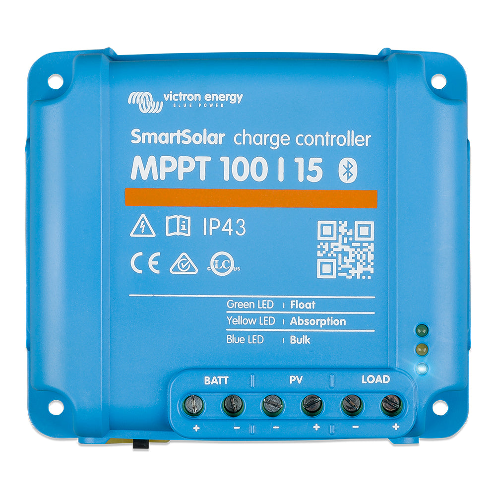 Tri-Water Marine | Victron SmartSolar MPPT Charge Controller - 100V - 15AMP - UL Approved [SCC110015060R]