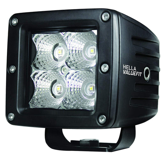 Tri-Water Marine | Hella Marine Value Fit LED 4 Cube Flood Light - Black [357204031]