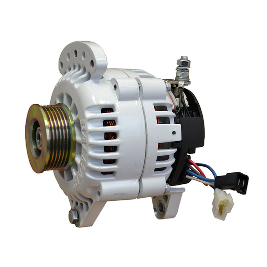 Tri-Water Marine | Balmar Alternator 120 Amp 12V 3.15" Dual foot Saddle Single K6 Pulley w/Isolated Grounding [60-120-K6]