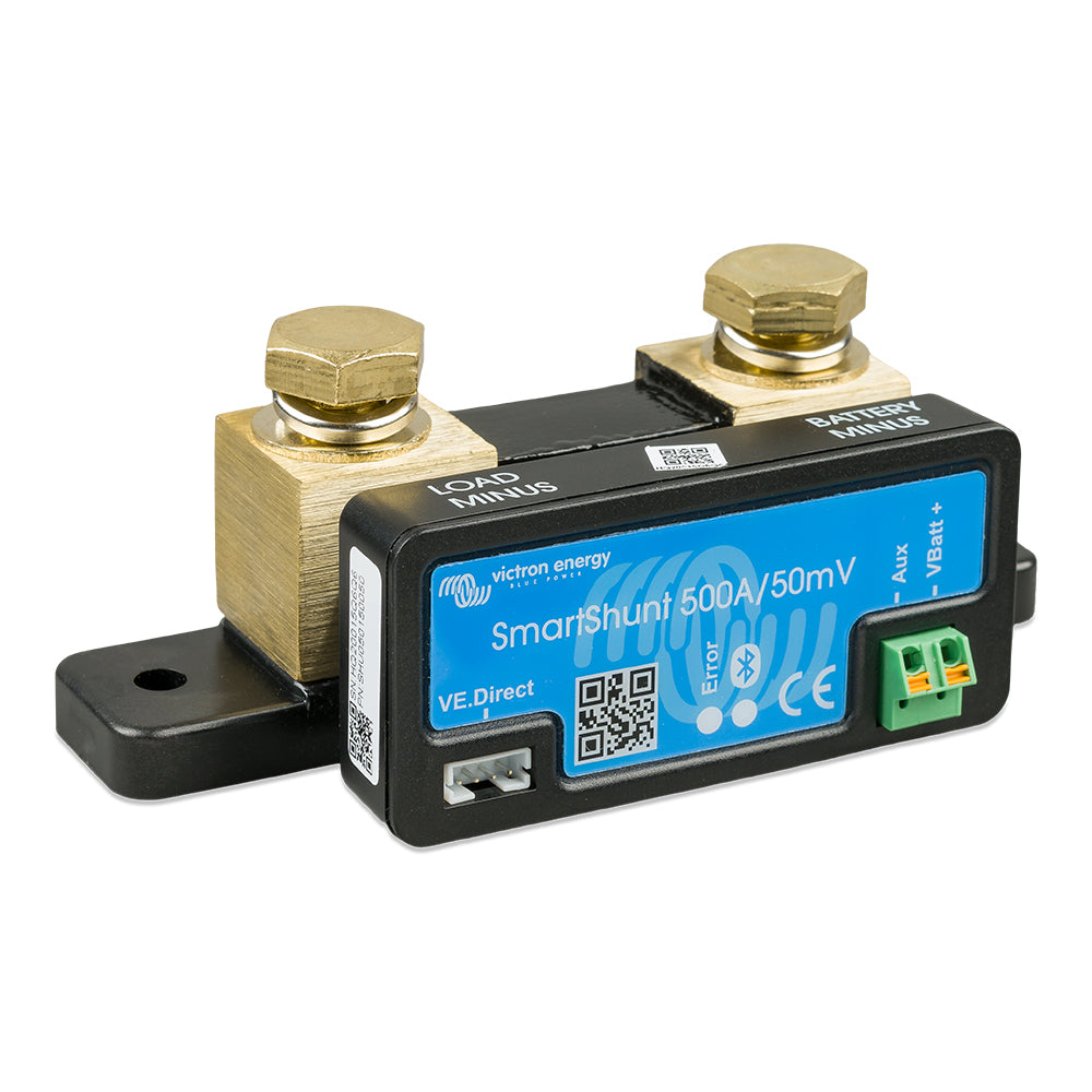 Tri-Water Marine | Victron SmartShunt 500AMP/50MV Bluetooth Smart Battery Shunt [SHU050150050]