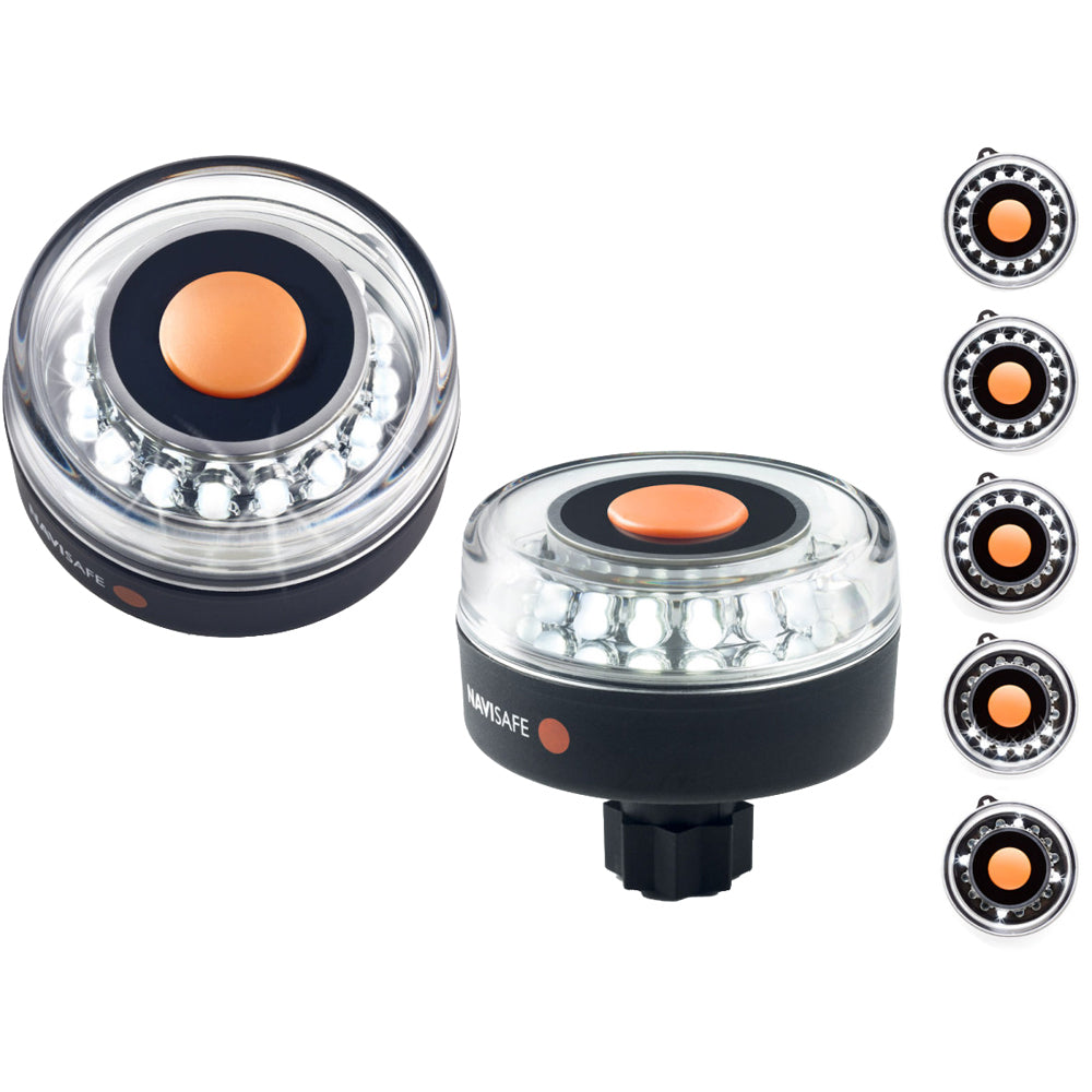 Tri-Water Marine | Navisafe Navilight All-White 5 Mode 360 2NM w/RAILBLAZA Base [055-1]