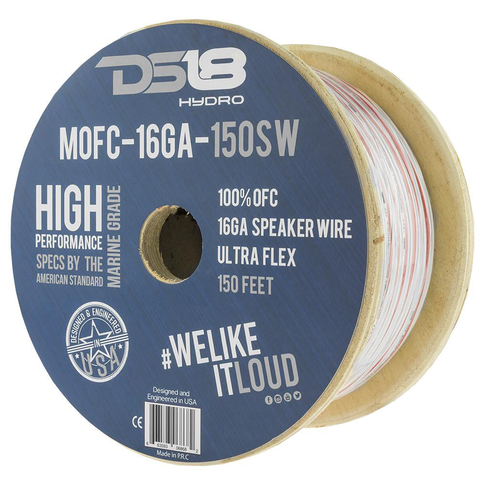 Tri-Water Marine | DS18 HYDRO Marine Grade OFC Speaker Wire 16 GA - 150 Roll [MOFC16GA150SW]