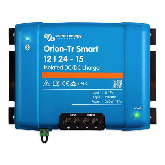 Tri-Water Marine | Victron Orion-TR Smart DC-DC 12/24-15 15A (360W) Isolated Charger or Power Supply [ORI122436120]