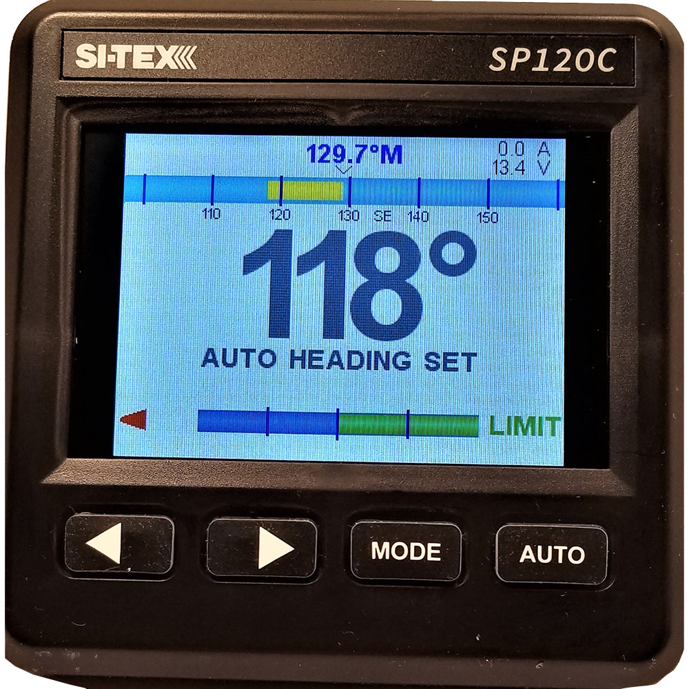 Tri-Water Marine | SI-TEX SP-120 Color System w/Rudder Feedback 18CI Pump [SP120C-RF-2]