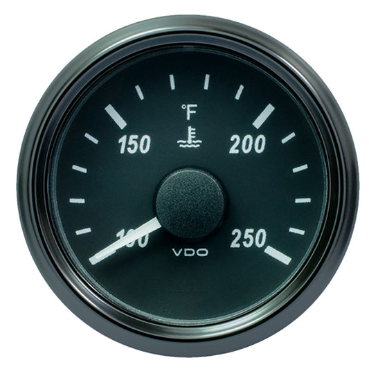 Tri-Water Marine | VDO SingleViu 52mm (2-1/16") Water Temp. Gauge - 250 F - 291-22 OHM [A2C3833350030]