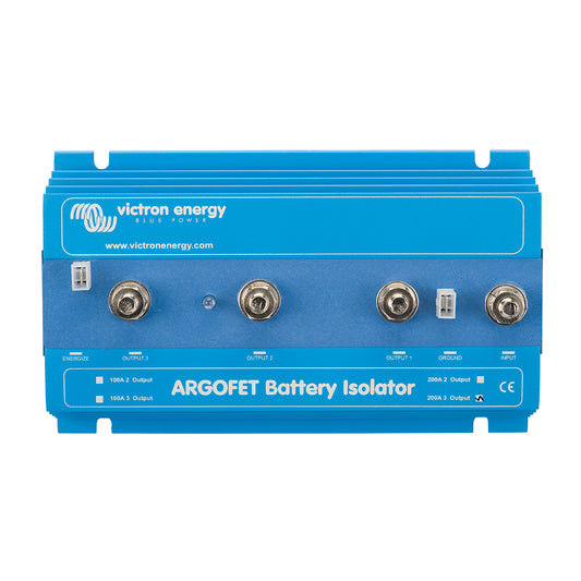 Tri-Water Marine | Victron Argo FET Battery Isolator 200-3 3 Batteries - 200AMP [ARG200301020]