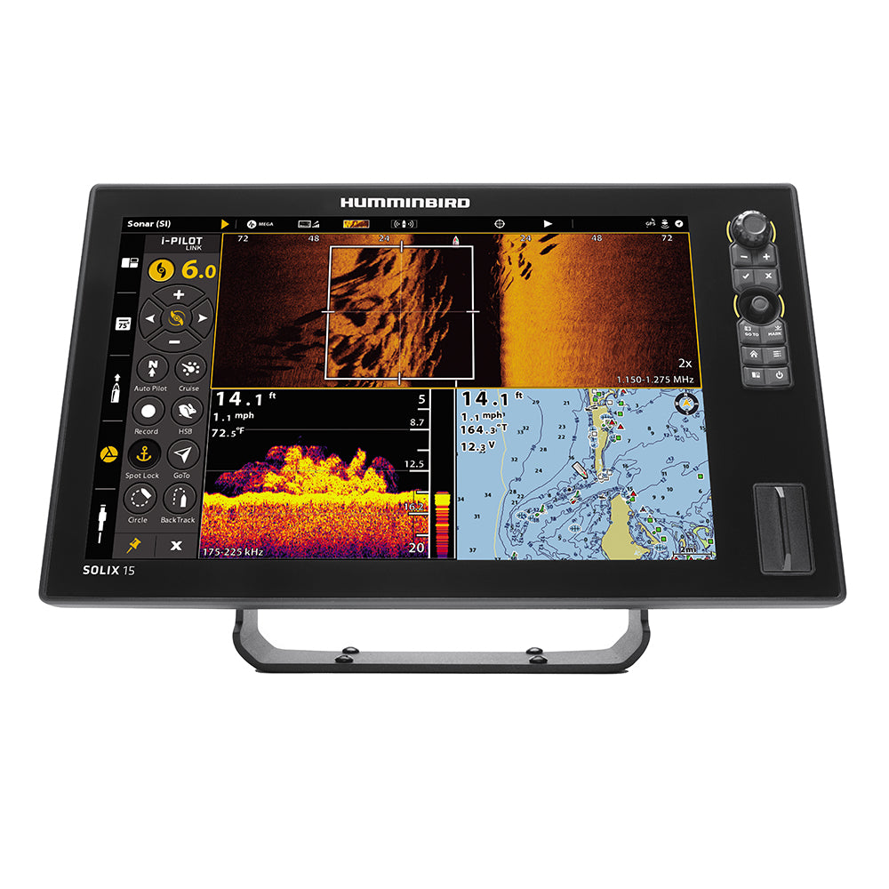 Tri-Water Marine | Humminbird SOLIX 15 CHIRP MEGA SI+ G3 CHO Display Only [411570-1CHO]