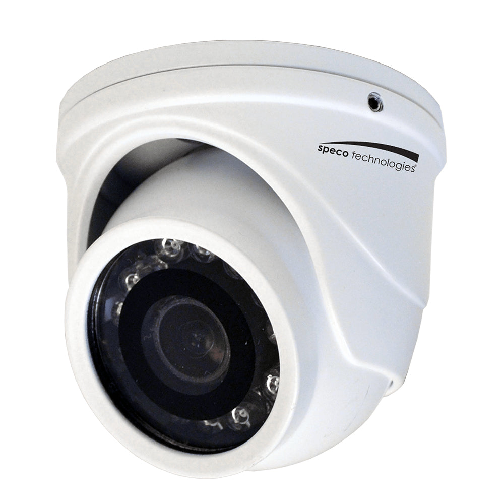 Tri-Water Marine | Speco 4MP HD-TVI Mini Turret Camera 2.9mm Lens - White Housing [HT471TW]