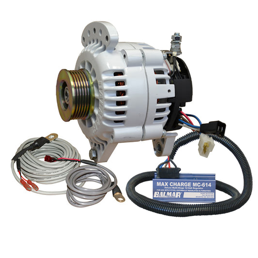 Tri-Water Marine | Balmar Alternator 120 AMP 12V 3.15" Dual Foot Saddle K6 Pulley Regulator Temp Sensor [60-YP-MC-120-K6]