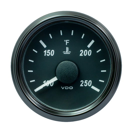 Tri-Water Marine | VDO SingleViu 52mm (2-1/16") Water Temperature Gauge - 250F - 450-30 Ohm [A2C3833340030]