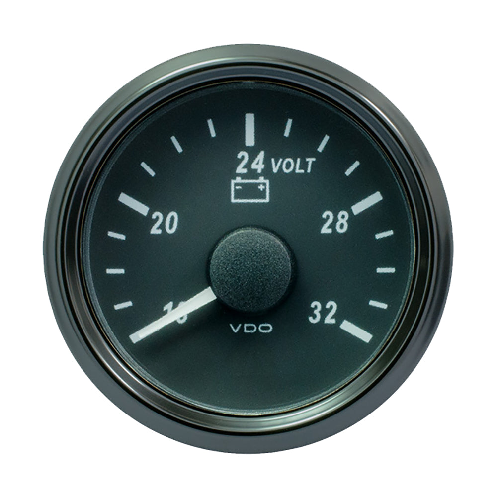 Tri-Water Marine | VDO SingleViu 52mm (2-1/16") Voltmeter f/24V Systems - 32V [A2C3832780030]