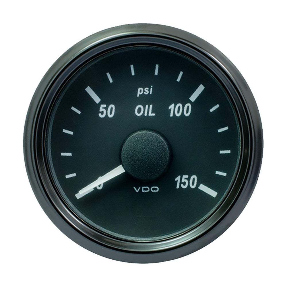 Tri-Water Marine | VDO SingleViu 52mm (2-1/16") Oil Pressure Gauge - 150 PSI [A2C3833240030]