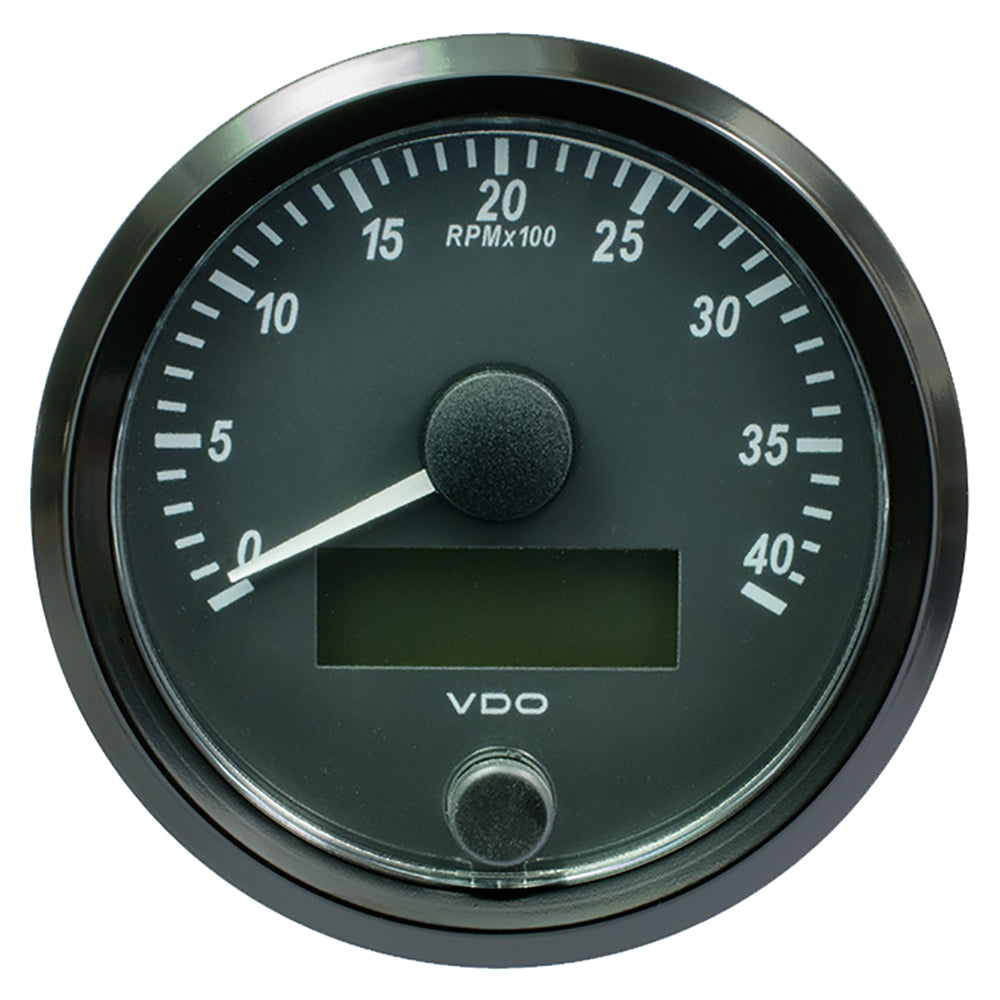 Tri-Water Marine | VDO SingleViu 80mm (3-1/8") Tachometer - 4,000 RPM [A2C3832990030]