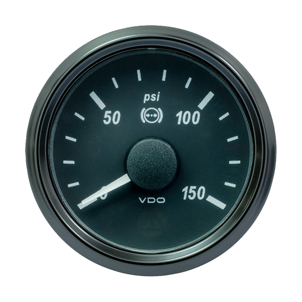 Tri-Water Marine | VDO SingleViu 52mm (2-1/16") Brake Pressure Gauge - 150 PSI - 0-180 Ohm [A2C3833480030]