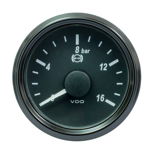 Tri-Water Marine | VDO SingleViu 52mm (2-1/16") Brake Pressure Gauge - 16 Bar - 0-4.5V [A2C3832710030]