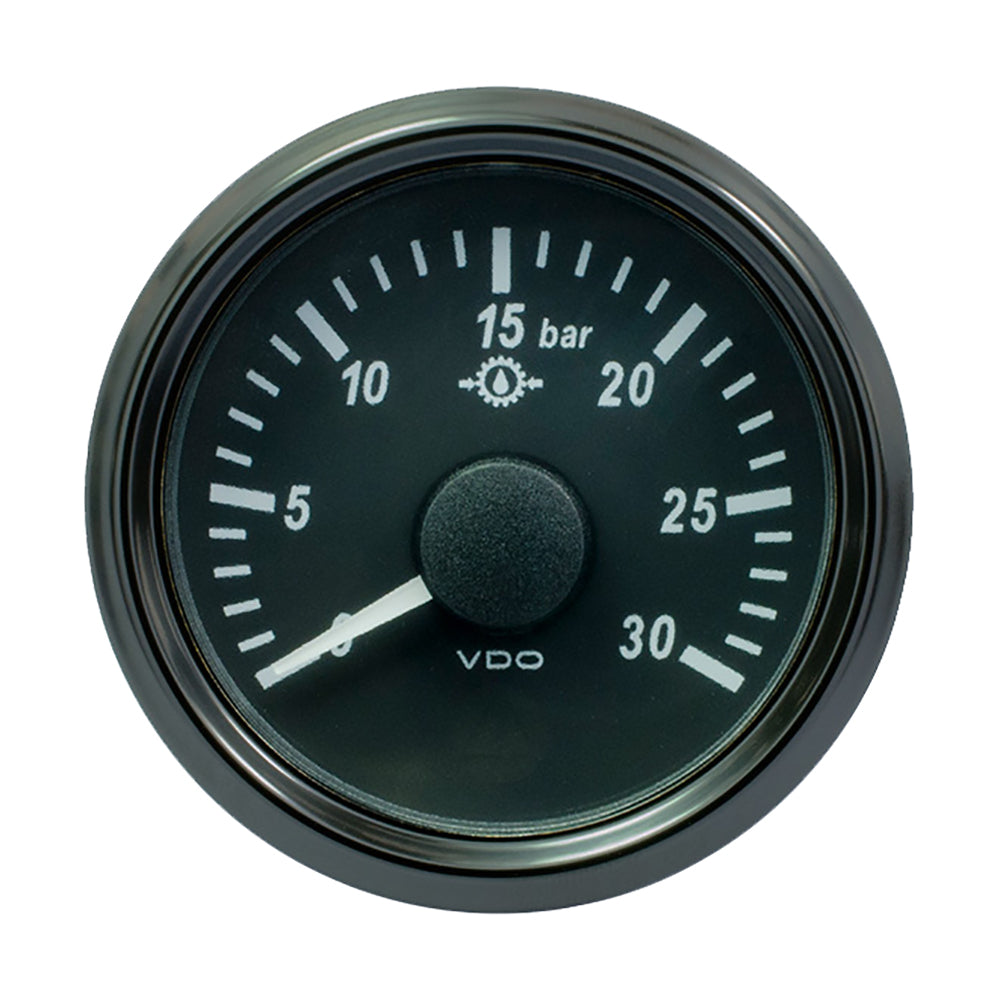 Tri-Water Marine | VDO SingleViu 52mm (2-1/16") Brake Pressure Gauge - 30 Bar - 0-4.5V [A2C3832720030]