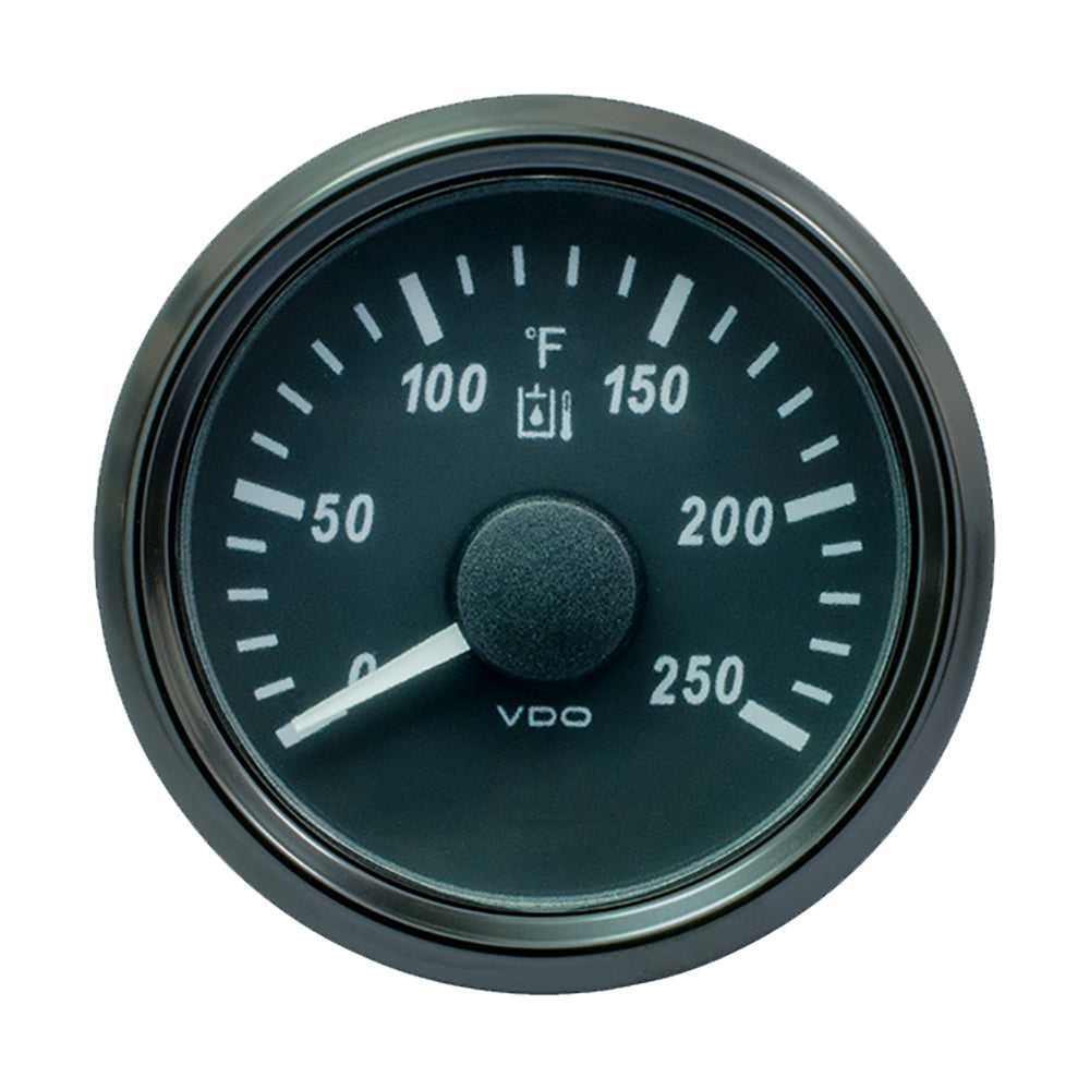 Tri-Water Marine | VDO SingleViu 52mm (2-1/16") Hydraulic Oil Temp. Gauge - 250F - 291-22 Ohm [A2C3916310030]