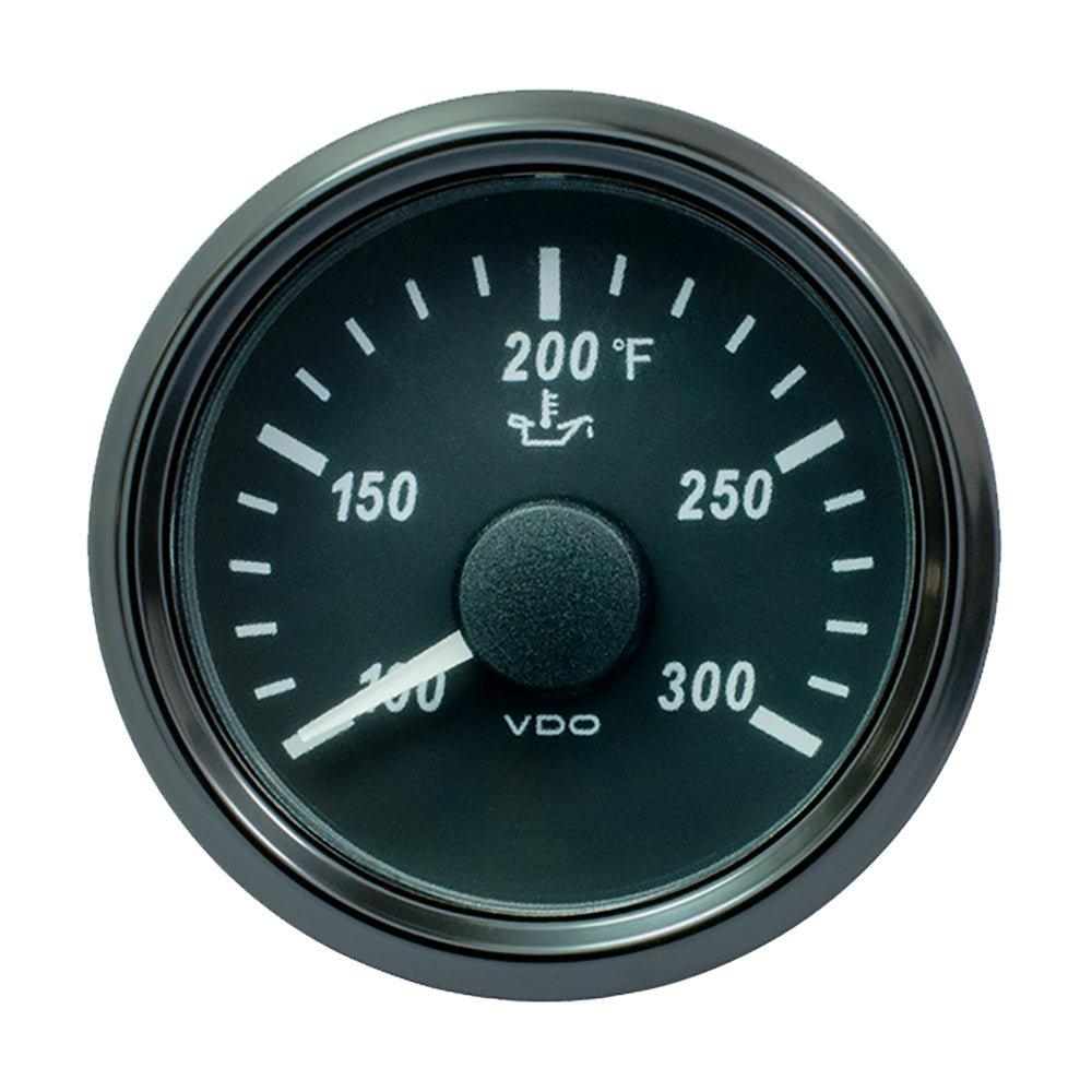 Tri-Water Marine | VDO SingleViu 52mm (2-1/16") Oil Temp. Gauge - 300 F - 322-18 Ohm [A2C3833410030]