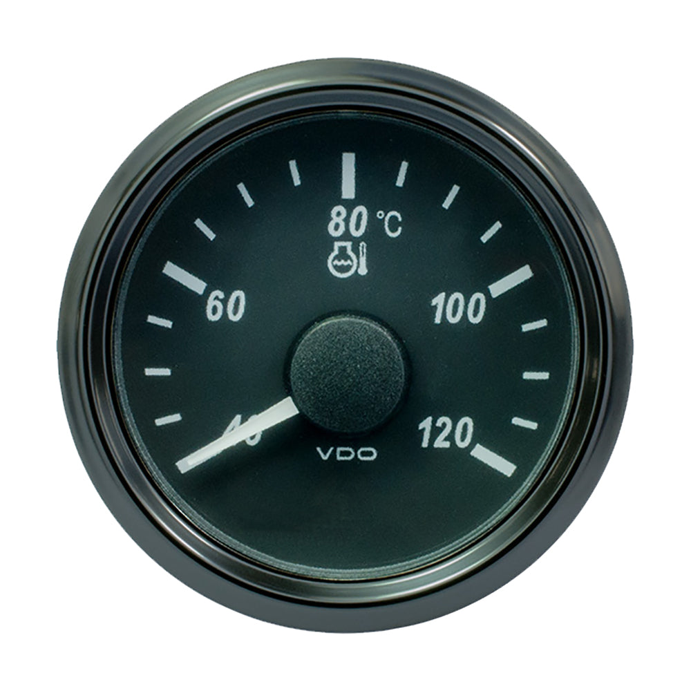 Tri-Water Marine | VDO SingleViu 52mm (2-1/16") Water Temp. Gauge - Euro - 120 C - 291-22 ohm [A2C3833330030]