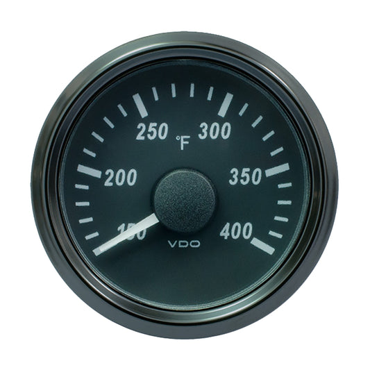 Tri-Water Marine | VDO SingleViu 52mm (2-1/16") Cylinder Temp. Gauge - 400F - 471-14 Ohm [A2C3833530030]