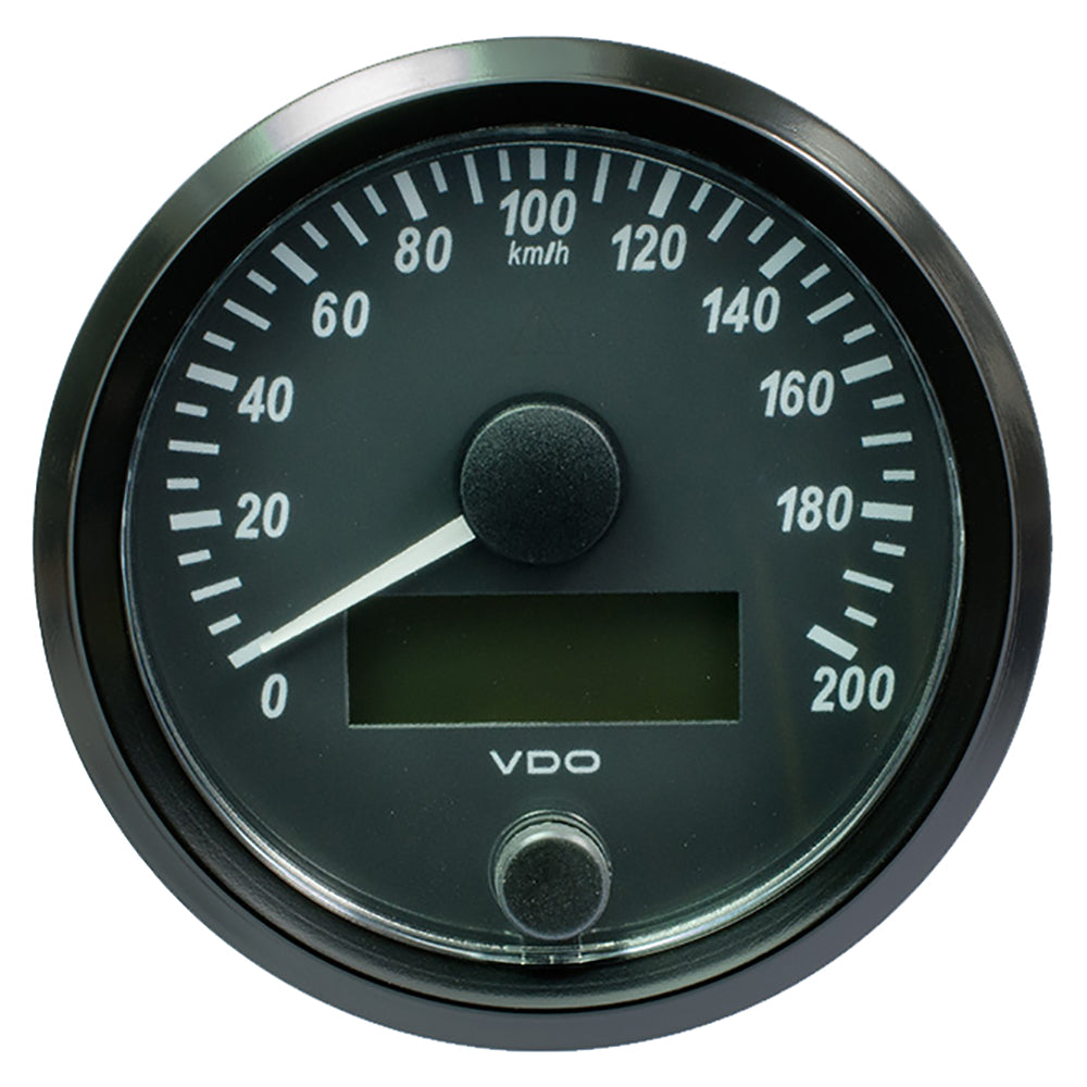 Tri-Water Marine | VDO SingleViu 80mm (3-1/8") Speedometer - 200 KM/H [A2C3832940030]