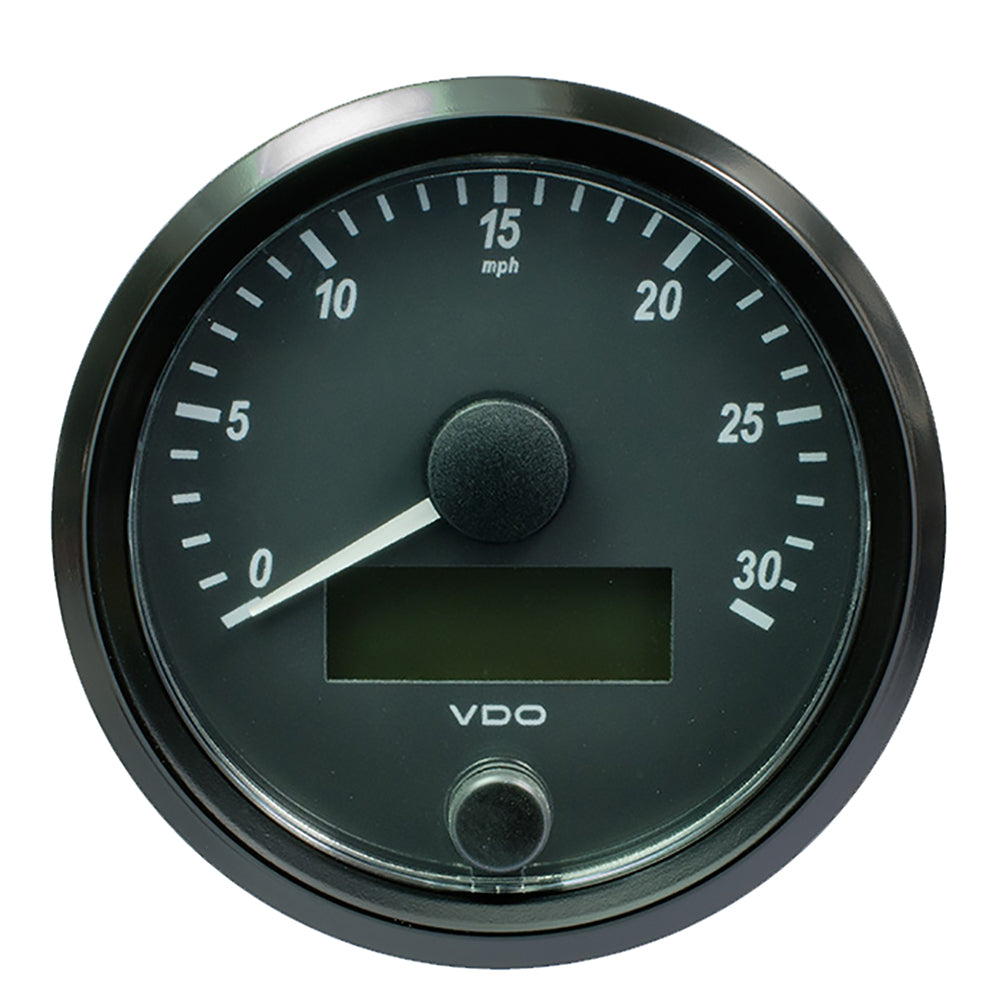 Tri-Water Marine | VDO SingleViu 80mm (3-1/8") Speedometer - 30 MPH [A2C3832880030]