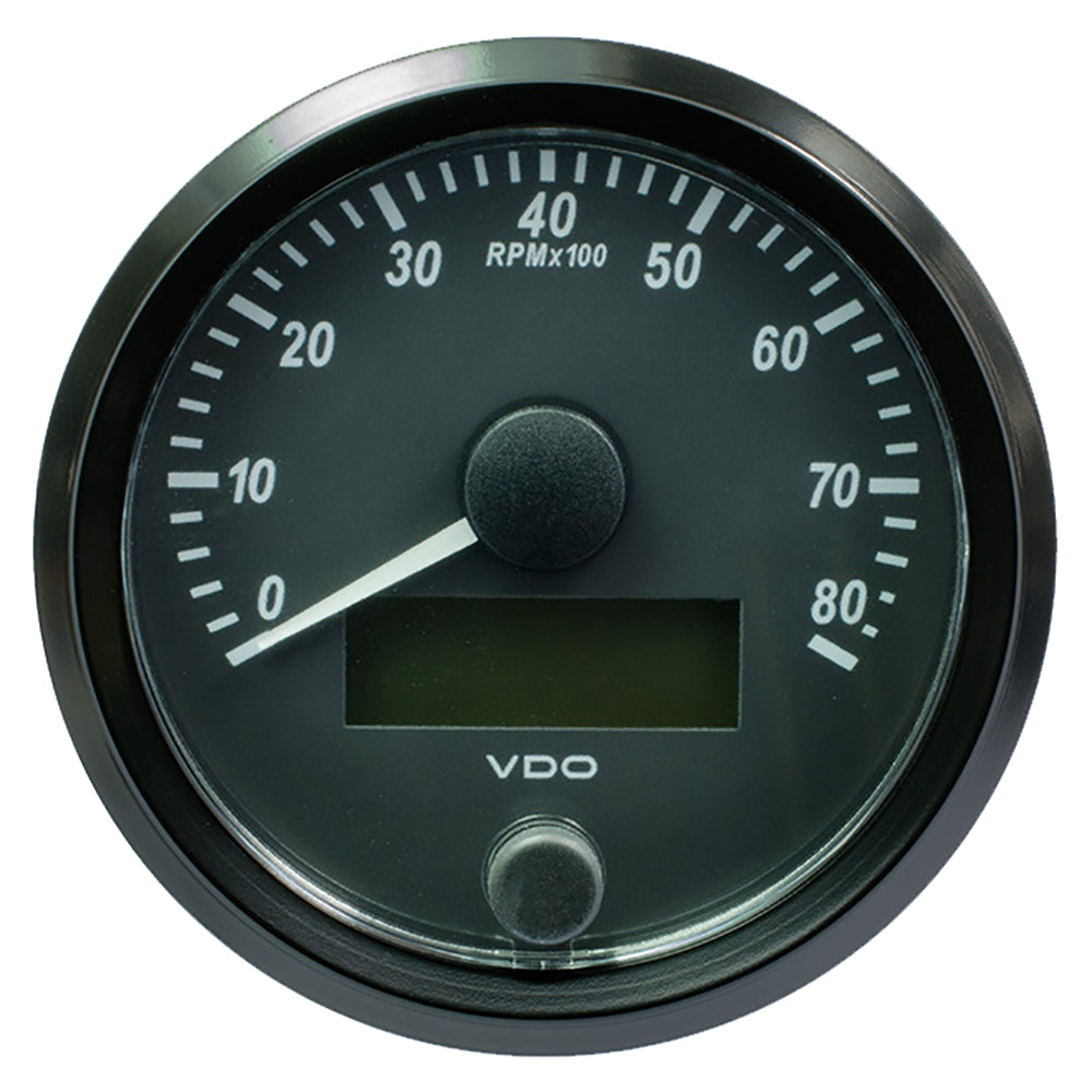 Tri-Water Marine | VDO SingleViu 80mm (3-1/8") Tachometer - 8000 RPM [A2C3833020030]