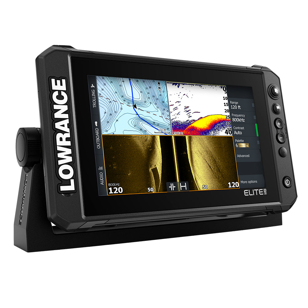 Tri-Water Marine | Lowrance Elite FS 9 Chartplotter/Fishfinder w/Active Imaging 3-in-1 Transom Mount Transducer [000-15692-001]