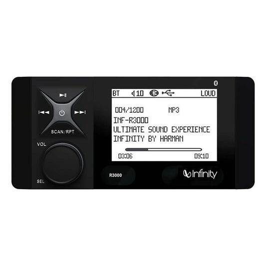 Tri-Water Marine | Infinity R3000 Stereo Receiver AM/FM/BT [INFR3000]