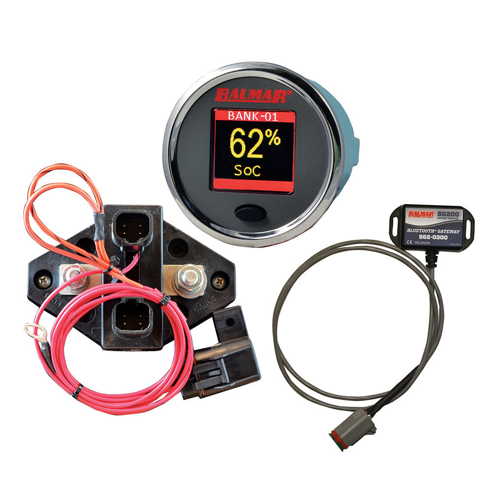 Tri-Water Marine | Balmar SG210 Battery Monitor Kit w/Display Shunt Gateway [SG210]