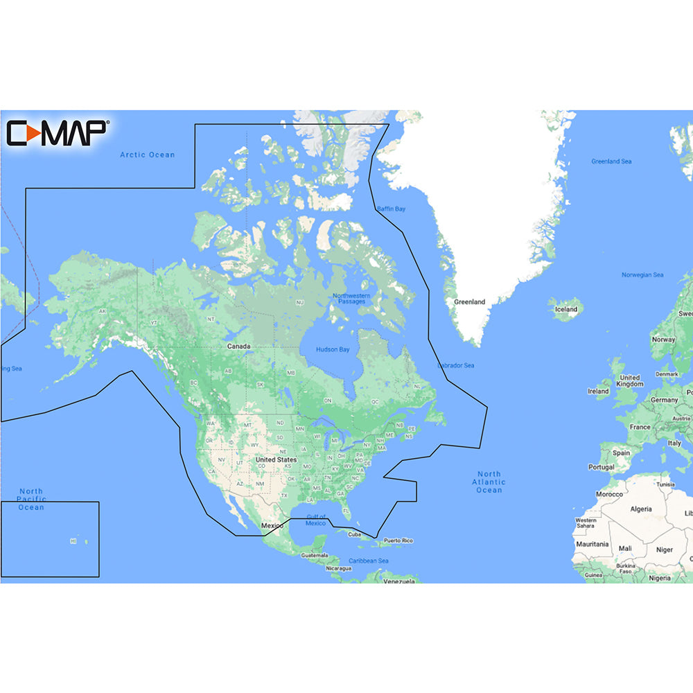 Tri-Water Marine | C-MAP M-NA-Y200-MS DISCOVER North America [M-NA-Y200-MS]