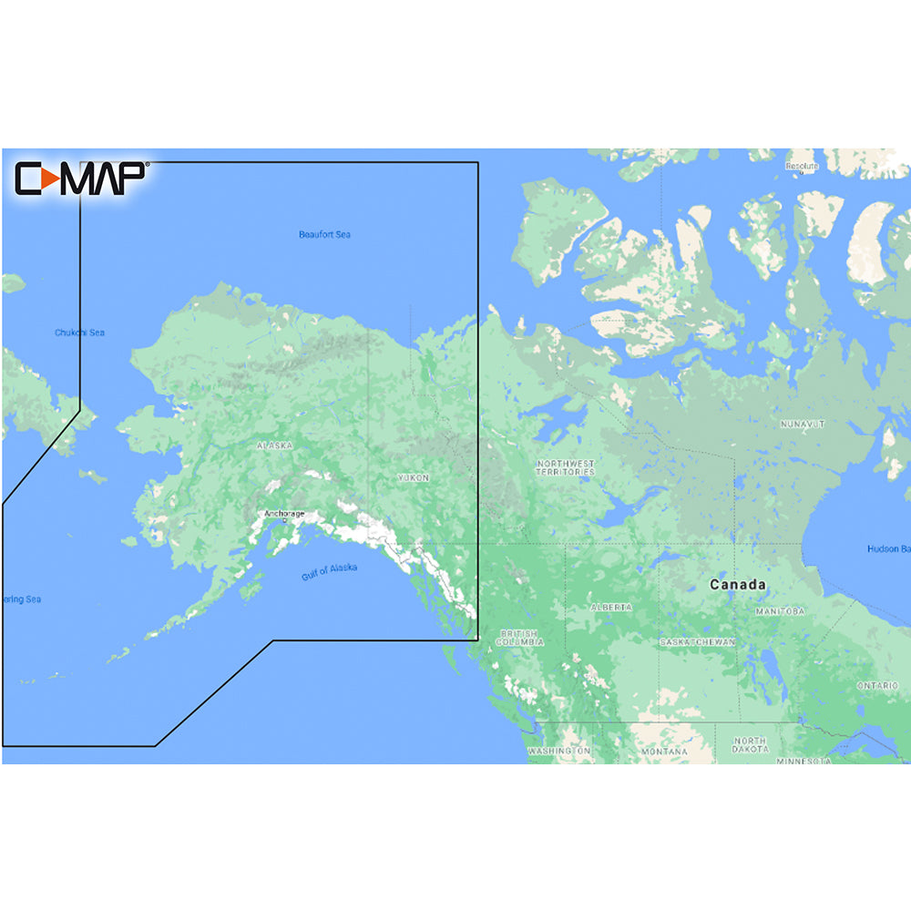 Tri-Water Marine | C-MAP M-NA-Y208-MS Alaska REVEAL Coastal Chart [M-NA-Y208-MS]