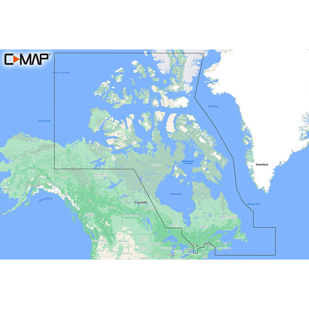 Tri-Water Marine | C-MAP M-NA-Y209-MS Canada North East REVEAL Coastal Chart [M-NA-Y209-MS]