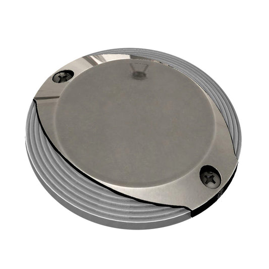 Tri-Water Marine | Lumitec Scallop Surface Mount Pathway Light - Spectrum RGBW/Warm White - Stainless Steel Housing [101672]