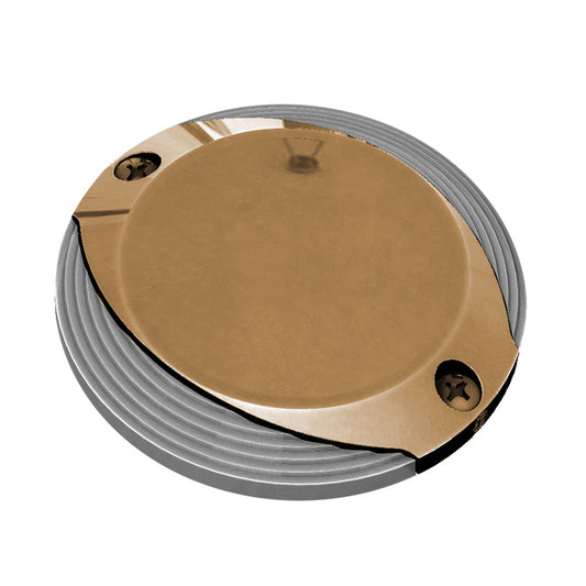 Tri-Water Marine | Lumitec Scallop Surface Mount Pathway Light - Spectrum RGBW/Warm White - Bronze Finish [101673]