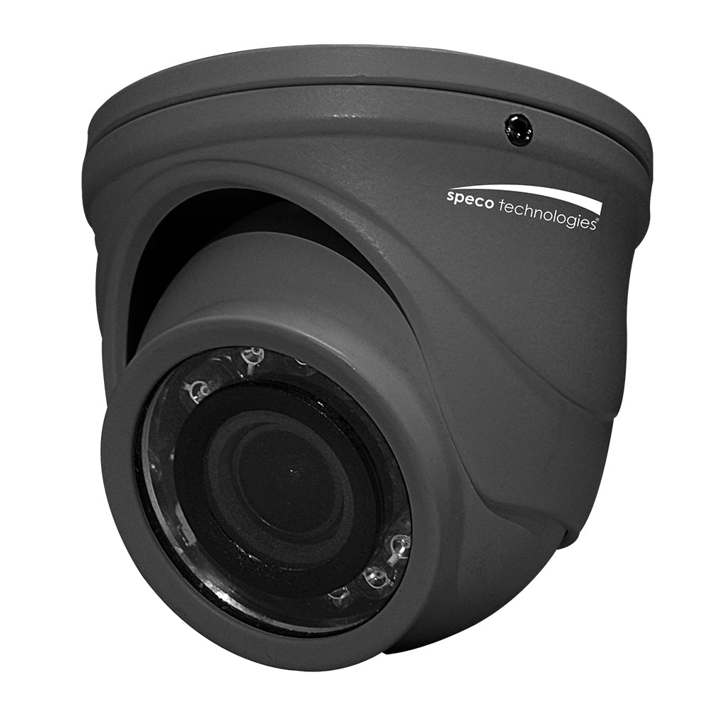 Tri-Water Marine | Speco 4MP HD-TVI Mini IR Turret w/2.9mm Lens - Grey [HT471TG]