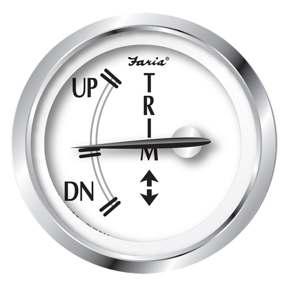 Tri-Water Marine | Faria Newport SS 2" Trim Gauge f/J/E/Suzuki Outboards [25007]