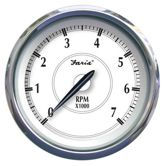 Tri-Water Marine | Faria Newport SS 4" Tachometer f/Gas Outboard - 7000 RPM [45003]