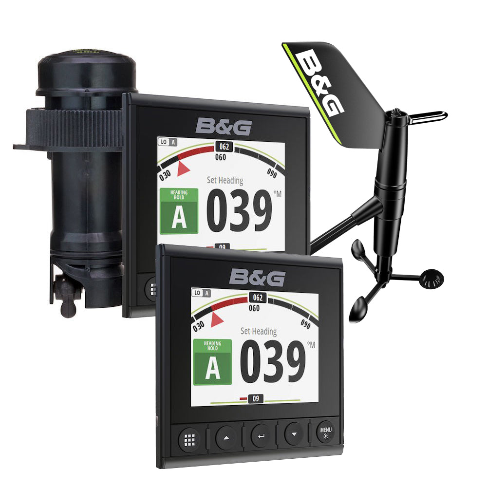 Tri-Water Marine | BG Triton2 Speed, Depth Wireless Wind System Pack - 2 Triton2 4.1" Color Display, DST810 Transducer, WS320 Wireless Wind Sensor NMEA2000 Starter Kit [000-14957-002]