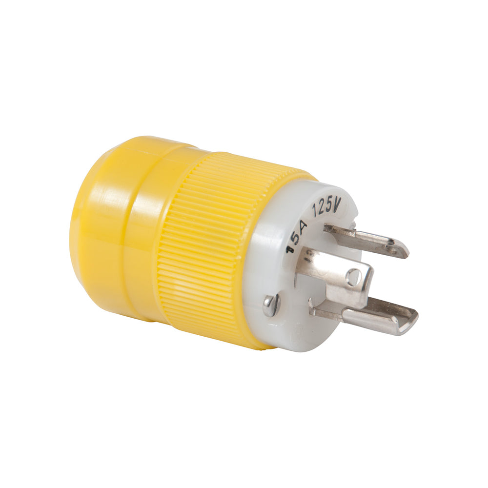 Tri-Water Marine | Marinco Locking Plug - 15A, 125V - Yellow [4721CR]