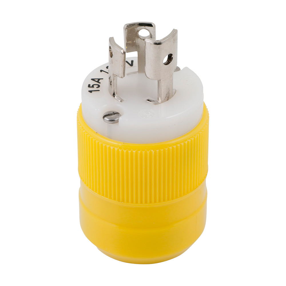 Tri-Water Marine | Marinco Locking Plug - 15A, 125V - Yellow [4721CR]