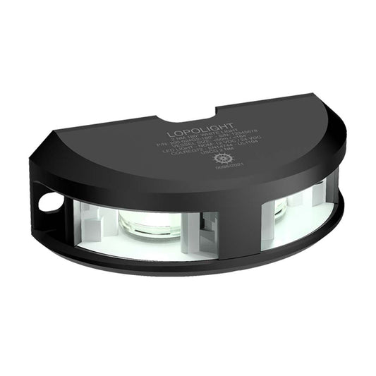 Tri-Water Marine | Lopolight Series 200-024 - Navigation Light - 2NM - Vertical Mount - White - Black Housing [200-024G2-B]